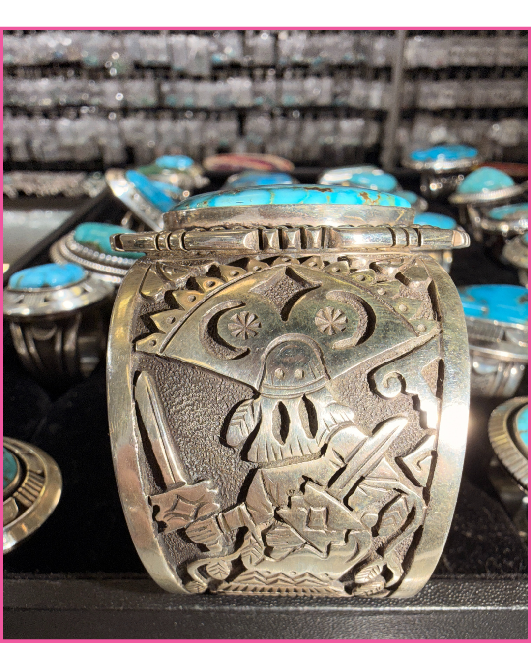 Silver Native American Made Cuff