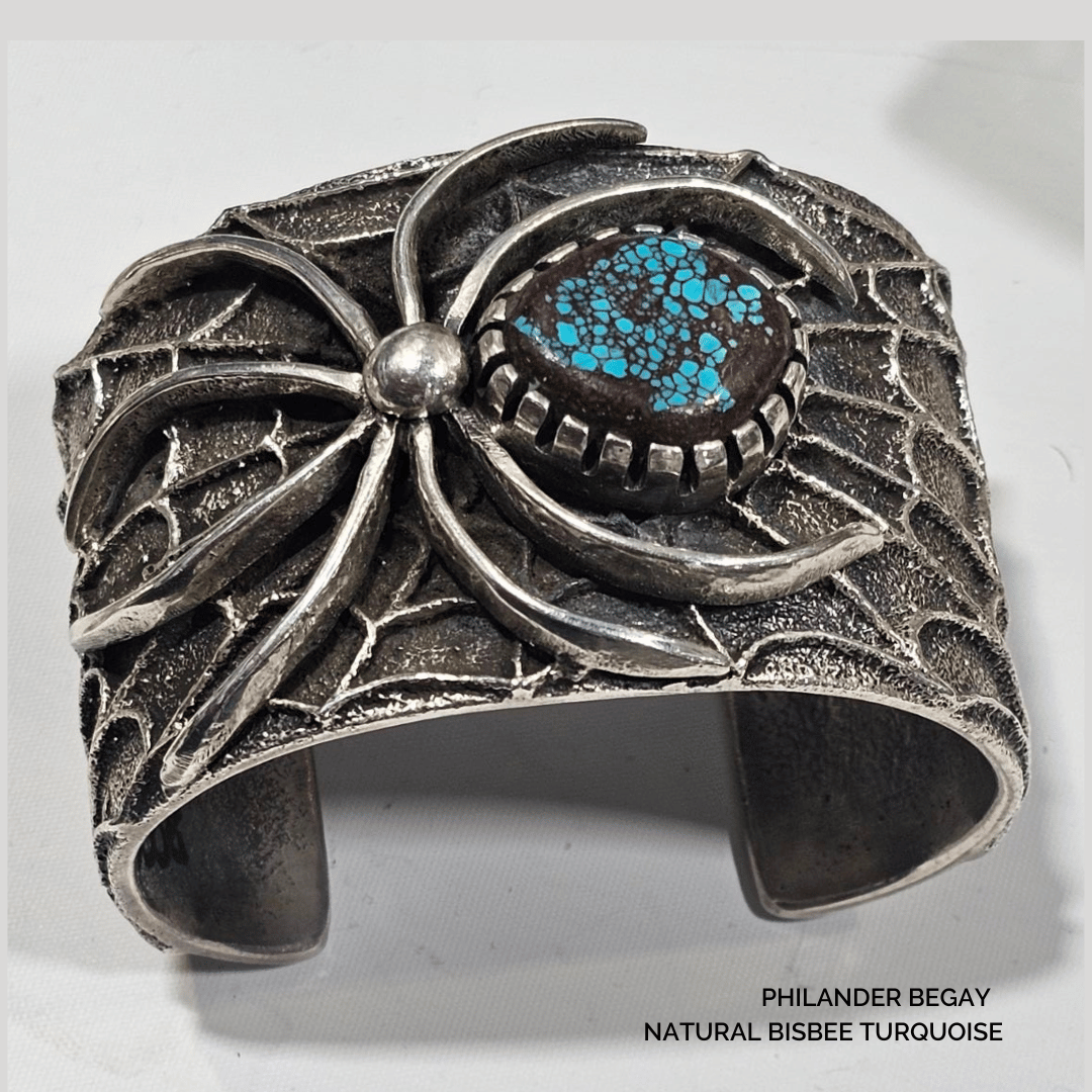 PHILANDER BEGAY TUFACAST NATURAL BISBEE SPIDER CUFF