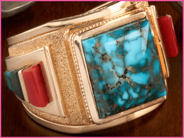 Isaac Dial Gold Cuff