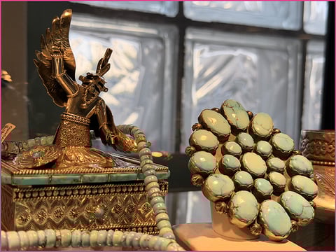 Katchina Silver turquoise ring (1)