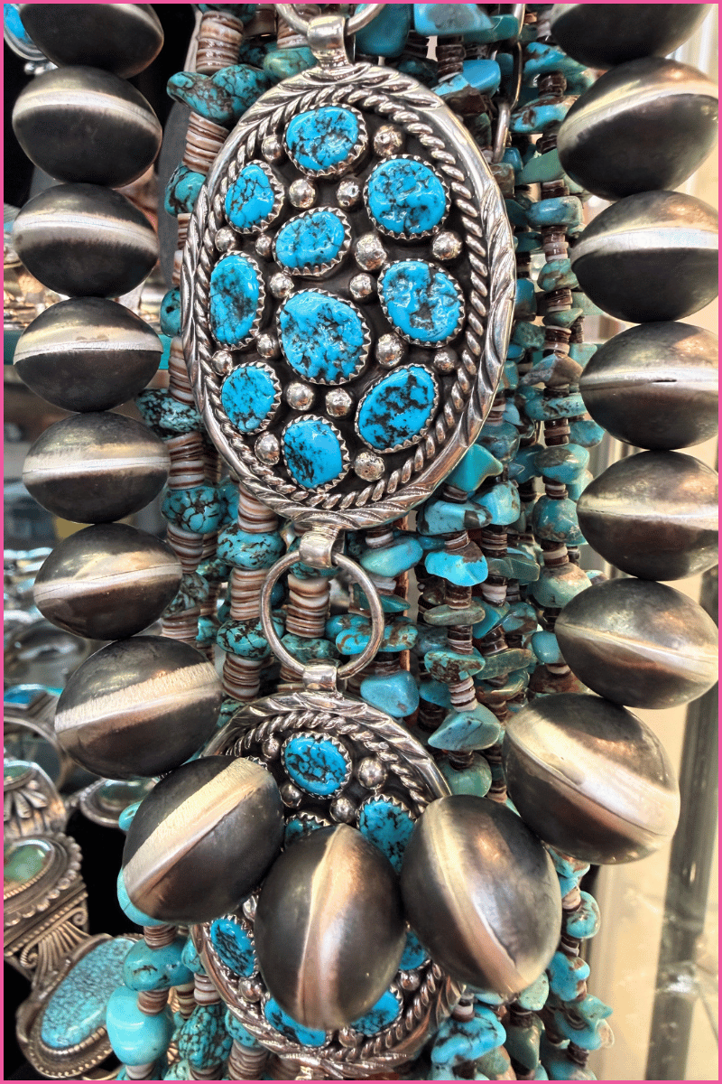 Native American Silver Turquoise Necklaces