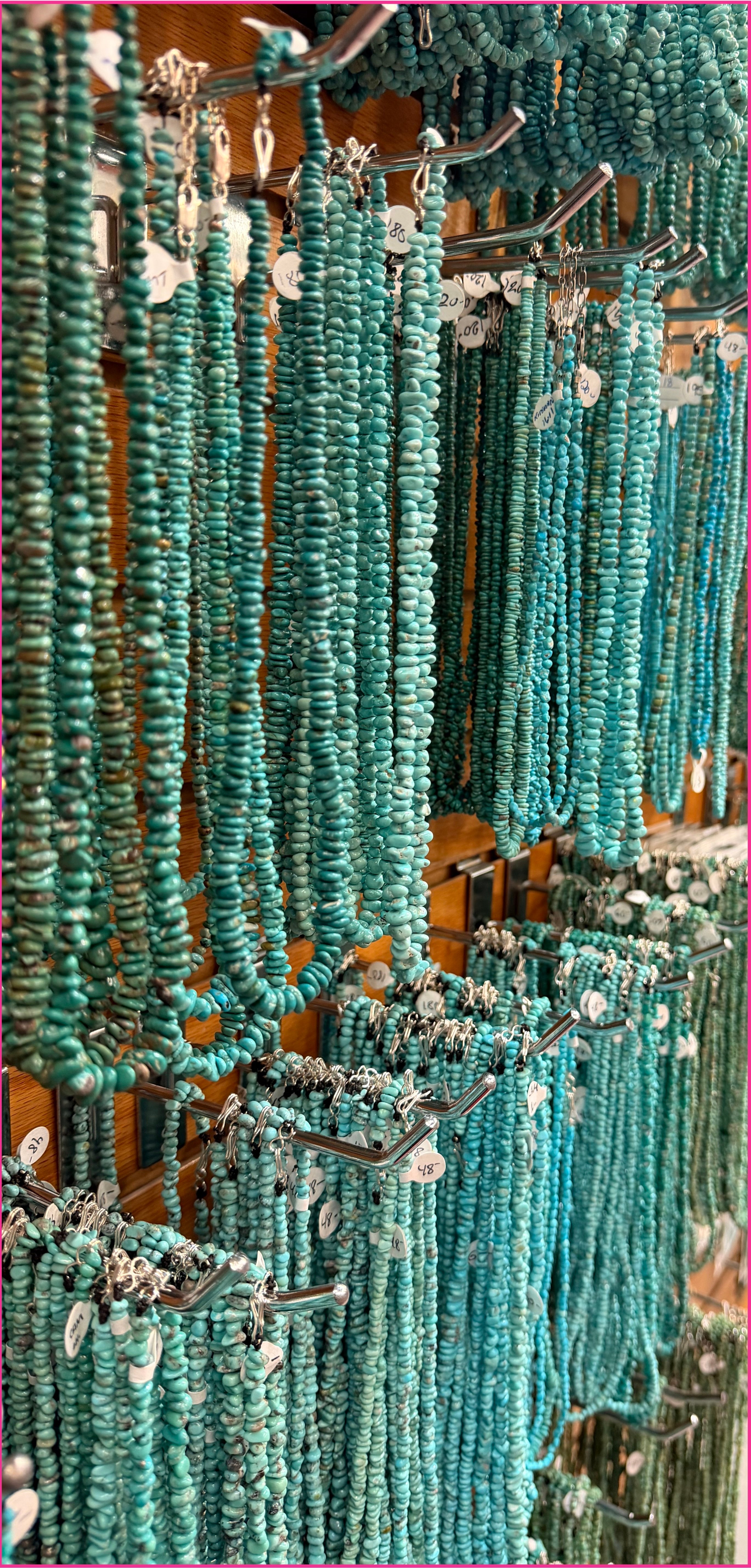Vault - String necklaces of turquoise