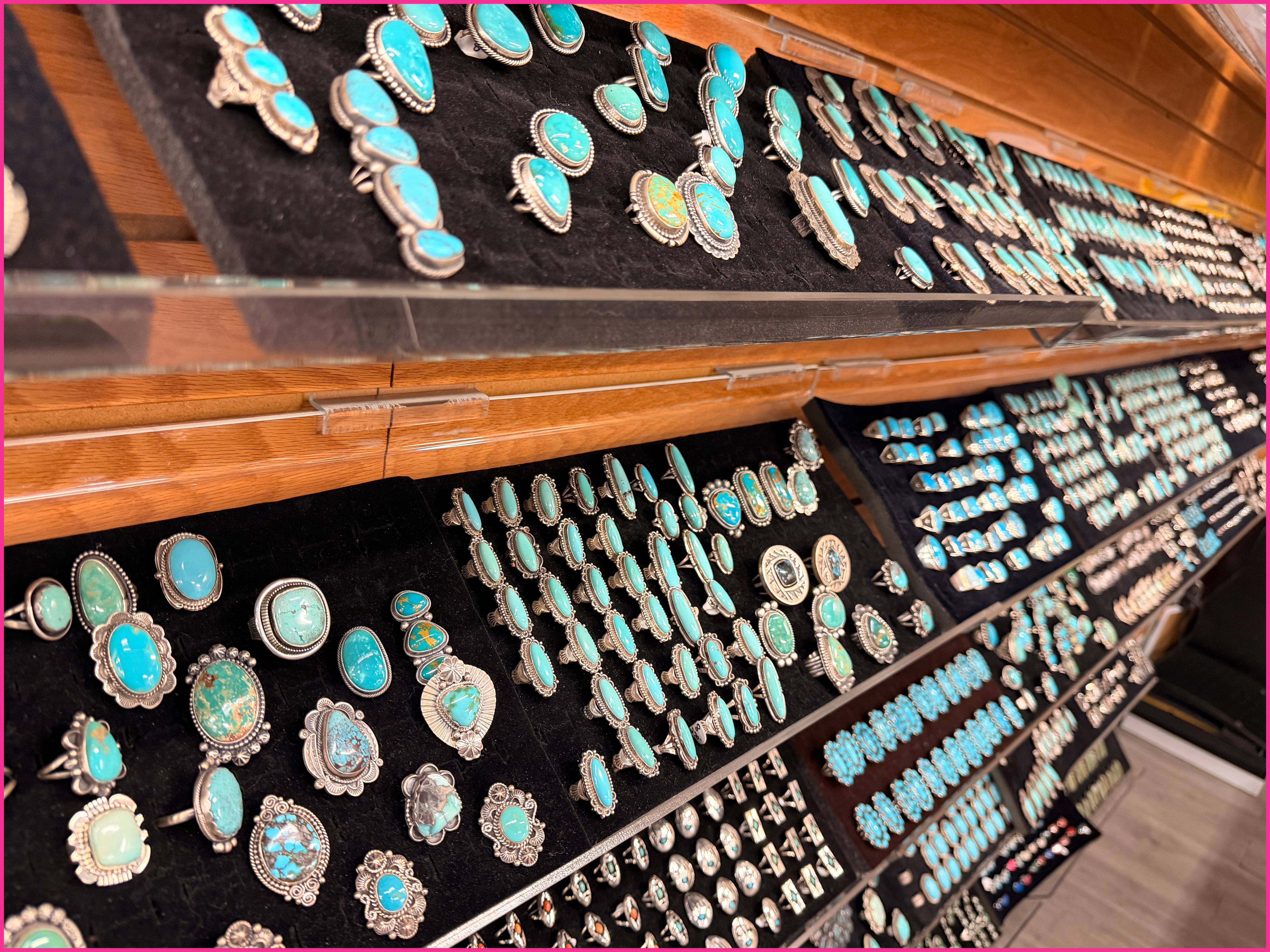 Vault - Turquoise silver rings